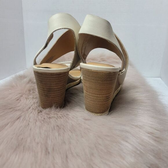 Lucky Brand Womens LK-Lowden Wedge Platform Sandals Sandshell Size 8.5 M US - Picture 4 of 9